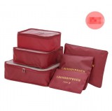 MH Protect Szervező szett utazáshoz 6 darab világos rózsaszín