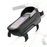 MH Protect Vízálló cipzáras kerékpár váztáska FSBFB-451 fekete