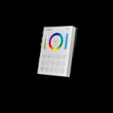 Mi-Light 8 zónás RF (WiFi) RGB, RGBW, CCT, dimm. Touch fali vezérlő panel