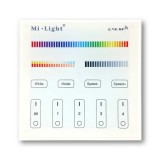 Mi-Light B4 RGB+CCT fali vezérlő, elemes, RF, 86x86 mm, 4 zónás
