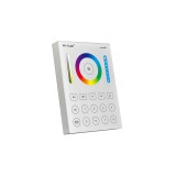 Mi-Light B8 Smart Panel RGB+CCT fali távvezérlő, elemes, 8 zónás, 86x86 mm