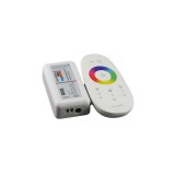 Mi-Light FUT027 RGBW LED vezérlő + távirányító, érintőgombos, 10A, 12-24V DC