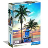 Miami Beach, Florida HQC 500 darabos puzzle - Clementoni