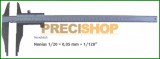 MIB Messzeuge Germany GmbH MIB 01009005 műhelytolómérő felső csúccsal könnyű kivitel 0-200mm, pofahossz: 60mm