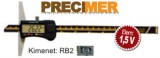 MIB Messzeuge Germany GmbH MIB 02026011 Digitális rozsdamentes mélységmérő 150 mm / 0,01 DIN 862