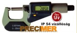 MIB Messzeuge Germany GmbH MIB 02029090 Digitális Mikrométer, 0-25/0,001mm IP54