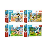 Mickey egér egy nap a barátokkal 54db-os mini puzzle 4 változatban - Trefl