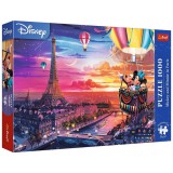 Mickey és Minnie Párizsban 1000db-os Prémium plus quality puzzle - Trefl