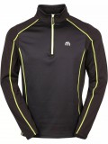Mico Man Half Neck Full Zip Shirt Velour