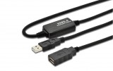 Microconnect USB 2.0 aktív hosszabbító kábel 10m (USB2.0AAF10A)