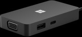 Microsoft 1E4-00002 Surface USB-C Travel Hub Ethernet, HDMI A, USB, VGA Fekete dokkoló
