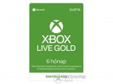 Microsoft 6 hónapos Xbox Live Gold előfizetés letölthető szoftver