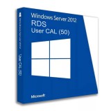 Microsoft Windows Server 2012 Remote Desktop Services (RDS) User connections (50) CAL  elektronikus licenc