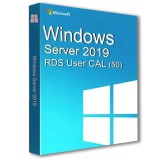 Microsoft Windows Server 2019 Remote Desktop Services (RDS) User connections (50) CAL  elektronikus licenc