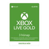 Microsoft Xbox Live Gold 3 hónapos előfizetés elektronikus licensz