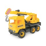 Middle Truck: Darus autó 43cm sárga - Wader