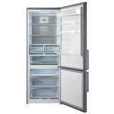 Midea MDRB593FGE02 alulfagyasztós hűtő NoFrost inox 188x70x67cm MD0304030
