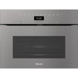 Miele H 7440 BMX grafitszürke fogantyú nélküli mikrohullámú üzemmóddal kombinált sütő