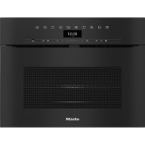 Miele H 7440 BMX obszidiánfekete fogantyú nélküli mikrohullámú üzemmóddal kombinált sütő