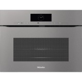Miele H 7840 BMX grafitszürke fogantyú nélküli mikrohullámú üzemmóddal kombinált sütő
