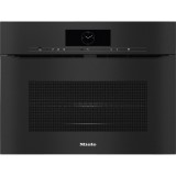 Miele H 7840 BMX obszidiánfekete fogantyú nélküli mikrohullámú üzemmóddal kombinált sütő