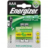 Mikroceruza akku AAA NiMH, 1,2V 700 mAh, 2 db, Energizer Power Plus HR3, HR03, UO100557, DC2400, DC2400B4N, LR03 (E300626500)