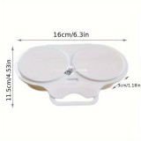 Mikrohullámú sütőben használható tojásfőző és buggyantott tojás készítő eszköz