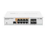 MikroTik Cloud Router Switch CRS112-8P-4S-IN  Desktop kivitel (CRS112-8P-4S-IN)