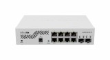 Mikrotik CSS610-8G-2S+IN hálózati kapcsoló Gigabit Ethernet (10/100/1000) Ethernet-áramellátás (PoE) támogatása Fehér