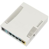 Mikrotik hAP wifi router (N300, 2,4G, 4 x 100 Mbps LAN)