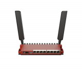 Mikrotik L009UiGS-2HaxD-IN vezetéknélküli router Gigabit Ethernet Egysávos (2,4 GHz) Vörös