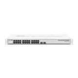 MikroTik Switch- CSS326-24G-2S+RM - 24GbiLAN, 2SFP+, SwOS, Passive PoE, Rackmountable (CSS326-24G-2S+RM)