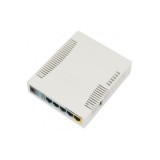 MIKROTIK Wireless Router 5x100Mbps, Wi-Fi 4, Asztali, RB951UI-2HND