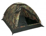 MIL-TEC 14207021 2-MEN TENT IGLU STANDARD 2 személyes Taktikai Sátor - Flecktarn/Terepszínű
