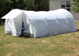 MIL-TEC 14225501 UN DOME TENT WITH INNER TENT Taktikai Rendezvénysátor (5,5 x 3,45 m) - Fehér