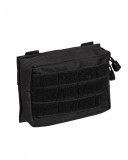 MIL-TEC BLACK MOLLE BELT POUCH SMALL - övtáska, fekete