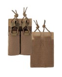 MIL-TEC Dupla pisztoly tártartó - Barna