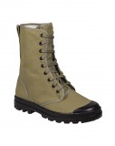 MIL-TEC FRENCH OD 9 HOLE CANVAS COM. BOOTS - taktikai bakancs, nyári