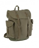 MIL-TEC Német hegyi hátizsák bőr pánttal