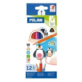 Milan 12 db-os színes ceruza készlet 0728312