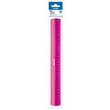 Milan 30 cm-es pink hajlítható vonalzó 353801