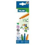 Milan 5 db-os hengeres testű filctoll készlet 612305