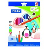 Milan színesceruza 18db-os kiszerelésben 0722318