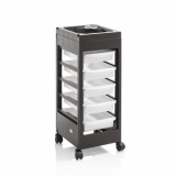 Milano fehér fiókos eszközkocsi XS370533