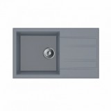 MILO RETTO 78x46 gránit mosogató Diamond grey színben