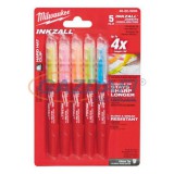 MILWAUKEE 48223206 INKZALL™ szövegkiemelő filc szett, 5 db