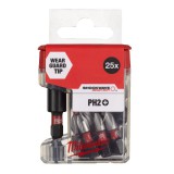 milwaukee bit ph2 25mm 4932479856 25db+1db bittartó