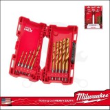 MILWAUKEE Fúrókészlet hss-g 10 részes titán bit befogás (48894759)