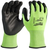 Milwaukee Hi-Vis Vágásbiztos kesztyű 3/C - 8/M - 1 pár - 4932478131
