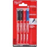 Milwaukee INKZALL™ Filctoll 0,6 mm hegyű Színes (4 darabos kiszerelés) 1 db